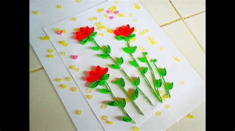 Cara Membuat Bunga Dari Kertas Youtube