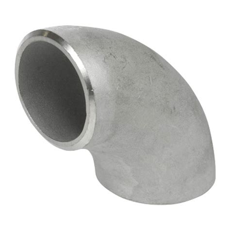 Stainless Steel Butt Weld Pipe Fittings 90 Elbow Lr 2 12 Sch