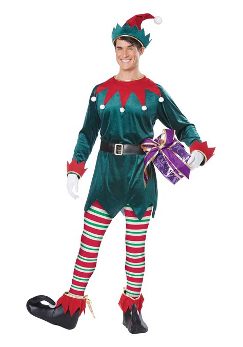 Disfraz De Elfo De Navidad Para Adultos Multicolor Yaxa Store