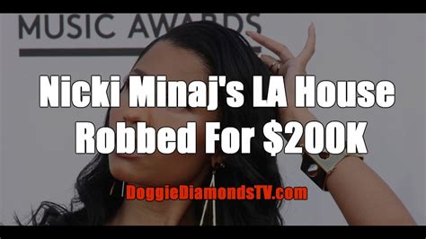 nicki minaj s la house robbed for 200k los angeles homes nicki minaj rob celebrity news
