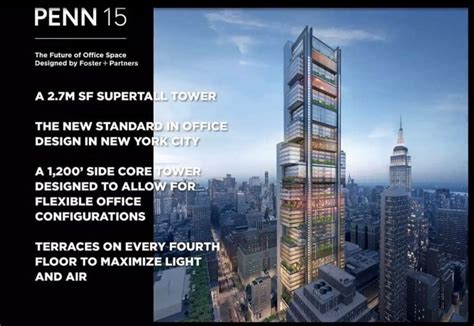 Vornados Supertall Penn 15 By Foster Partners Will Rise 1200