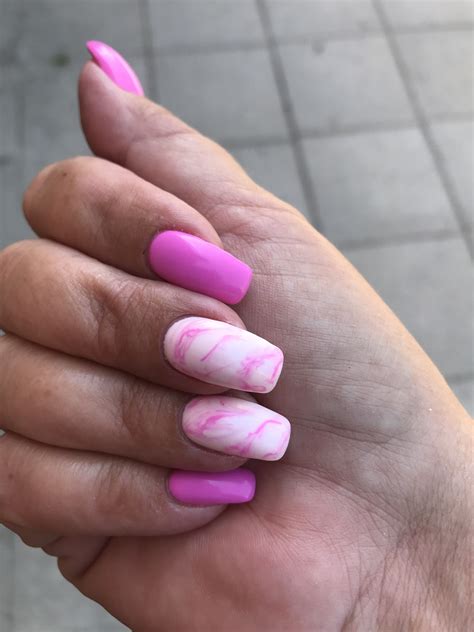 Marble Nails Pink Nails Nail Colors Pink Nails