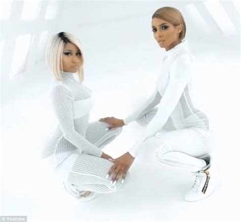 Nicki Minaj Squeezes Her Curves Into A Catsuit To Show Off Her