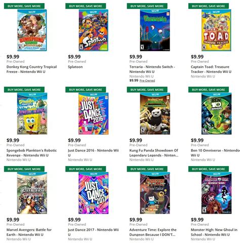 Cheap Ass Gamer On Twitter 4 Pre Owned Wii U Games 999 Or Less