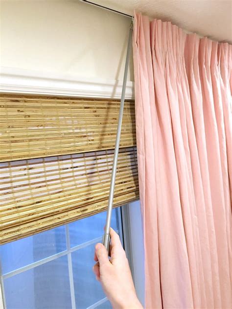 Fixed rods are traditional shower curtain rods. A Ceiling Mount Curtain Rod - Chris Loves Julia