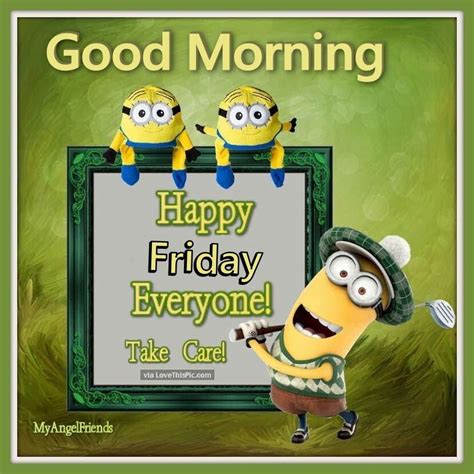 Good Morning Happy Friday Minions Pictures Photos And Images For