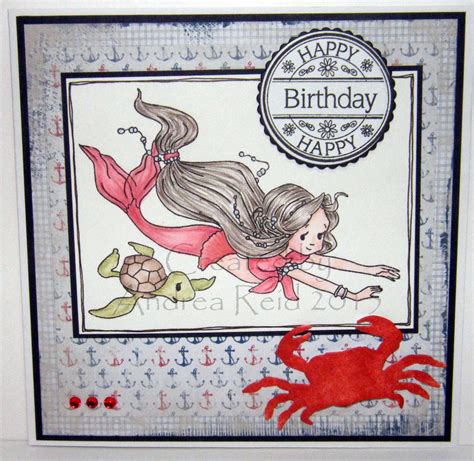 Home Grown Mermaid Rubber Stamp From Sugar Nellie Mermaid Stamp Art