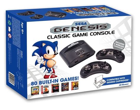 Atgames Sega Genesis Classic Game Console Sega Genesis Sega Genesis
