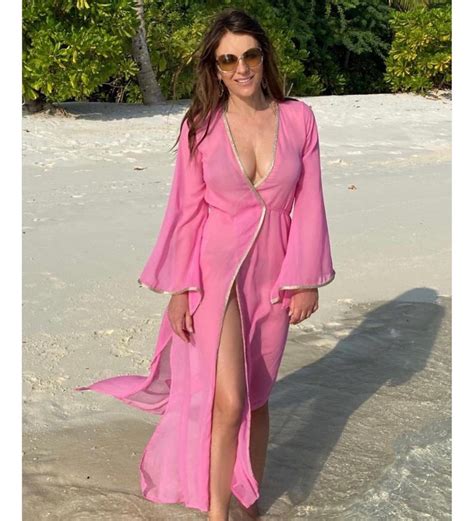 Elizabeth Hurley In Bikini Instagram Photos 08 20 2020 Hawtcelebs