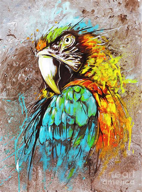 Colorful Parrot By Gull G In 2020 Parrots Art Parrot Painting