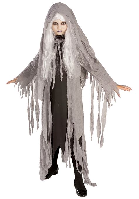 Scary Midnight Ghost Girls Costume Kids Ghost Costumes