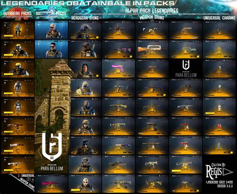 In english, both the noun and the adjective first appeared in the 16th century. List of Legendary Items in R6S : Rainbow6
