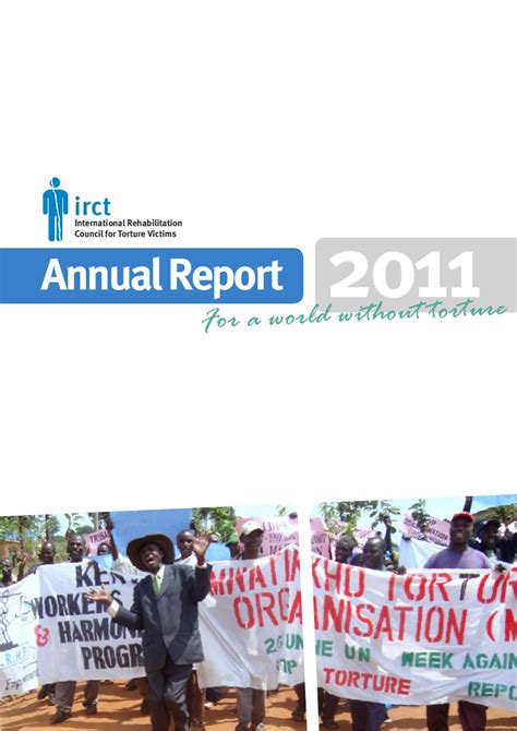 Irct Annual Report 2011 By Irct International Rehabilitation Council For Torture Victims Issuu