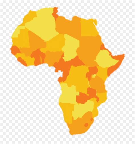 áfrica Mapa Vetor Mapa Png Transparente Grátis