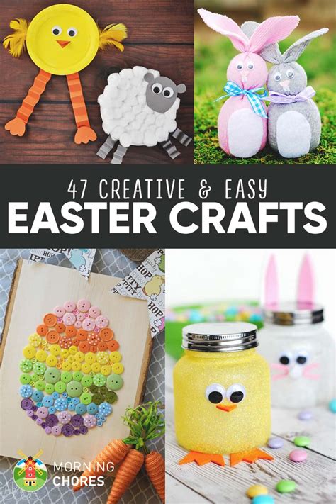 47 Creative And Easy Diy Easter Crafts For Your Kids To Make With You