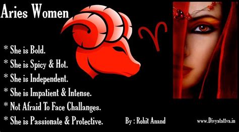 Know Aries Women Personality Nature Romantic Life By Shri Rohit Anand