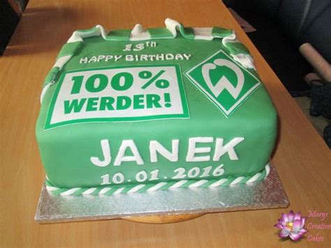 Bundesliga werder bremen torte by ela's süßstoff. 14 besten Werder Bremen Torte Bilder auf Pinterest ...