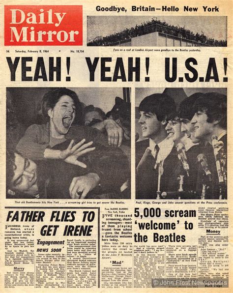 Beatles Arrive In The Usa