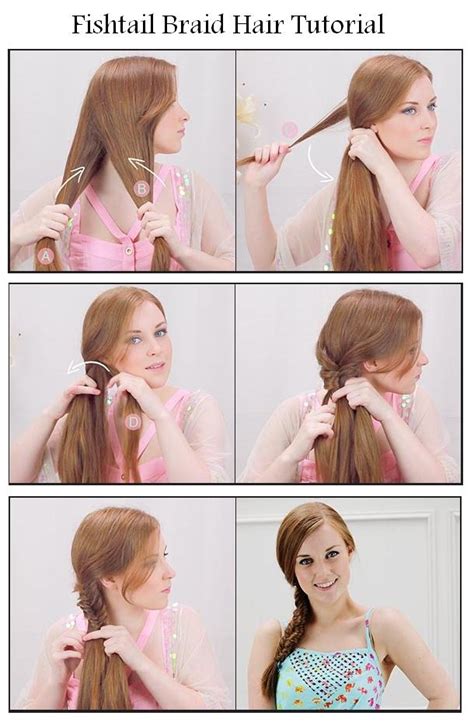 Ahead, 10 easy and pretty braids for short hair of all textures (including curls, waves, coils, and more). Hairstyles tips and tutorial: Make Fishtail Braid For Your ...