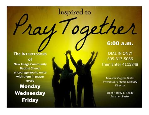 New Image Community Baptist Church Intercessory Prayer