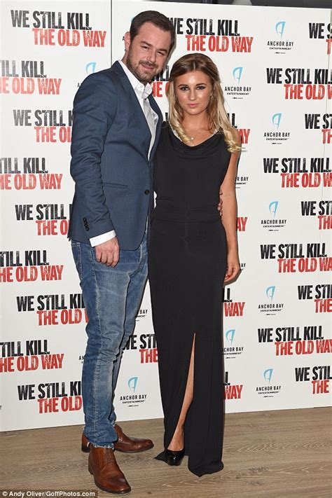 danny dyer with girlfriend joanne mas and daughter dani at movie screening daily mail online