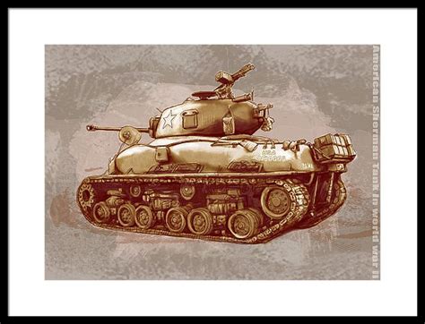 Sherman Tank Sketch At Explore Collection Of