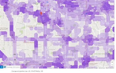 Atandt Mobility4gseecoveragemapandspeedtestmap Sensorly 2017