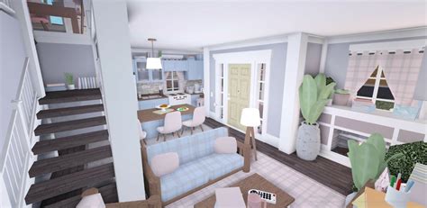 A garage, kitchen, living room, dining room, even an upstairs seating area. Living Room Ideas On Bloxburg - jihanshanum