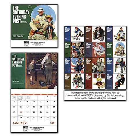 2021 Stick Up Calendar Square Custom Printed And Personalized