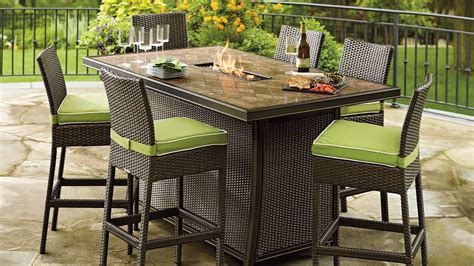 Aluminum fire table to your patio, deck or backyard. Palermo Counter Height Fire Table from FrontGate.com ...