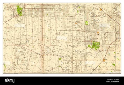 Brownfield Texas Map 1958 1250000 United States Of America By