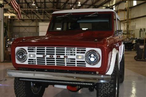 1966 Ford Bronco Twin Turbo Ecoboost For Sale Ford Bronco 1966 For