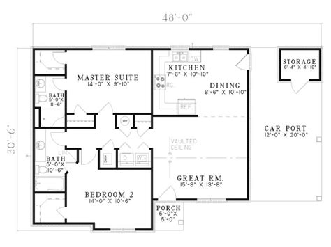 Country House Plan First Floor 055d 0635 From