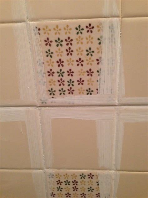 See more ideas about backsplash, paint backsplash, kitchen remodel. Remodelaholic | A $170 Bathroom Makeover with Painted Tile | Painting bathroom tiles, Cheap ...