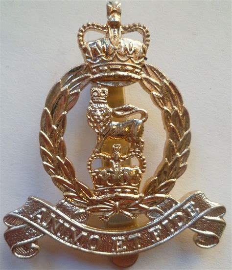 Adjutant Generals Corps Staybrite Cap Badge Original Staybrite Badge