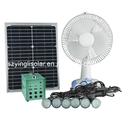 12v 5w 10w 15w 20w 25w 30w 50w Portable Solar Kit Solar Fan Photos