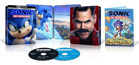 Sonic The Hedgehog Steelbook Digital Copy 4k Ultra Hd