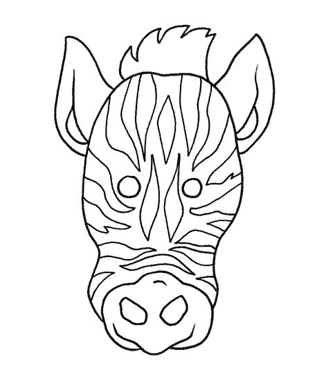 animal mask template animal templates  premium