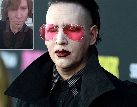 Marilyn Manson Unrecognizable Without Makeup On Eastbound And Down Set