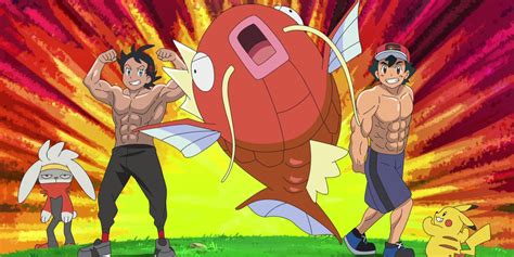 Pokémon Journeys Ash And Goh Get Ripped In One Of The Funniest Episodes