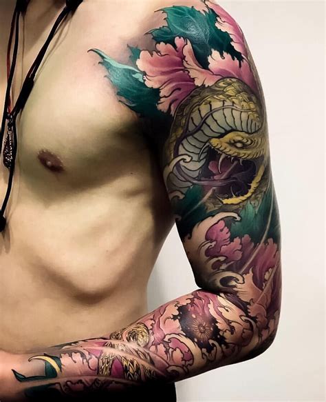 Japanese Ink On Instagram “japanese Tattoo Sleeve By Yan