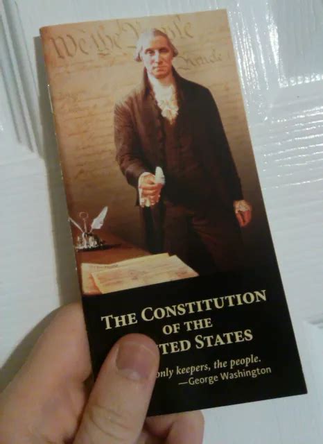 Pocket Constitution United States And Declaration Of Independence New Ron