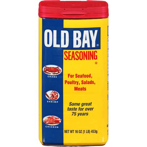 Old Bay One Pound Can Seafood Seasoning 16 Oz Mixed Spices And Seasonings