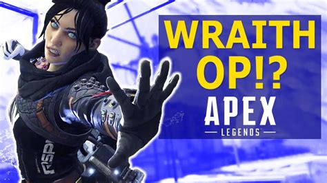 Wraith Op Apex Legends Gameplay High Kill Funny Game