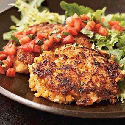 Of about 190 calories each. Red Lentil-Rice Cakes with Simple Tomato Salsa Recipe ...