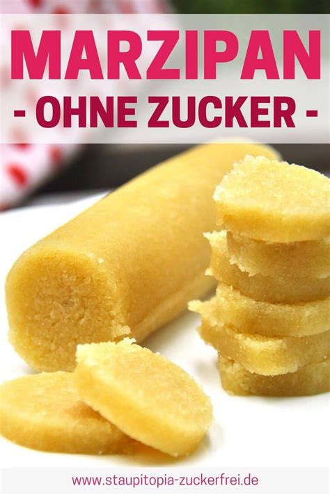 Marzipan ohne Zucker selber machen Rezept