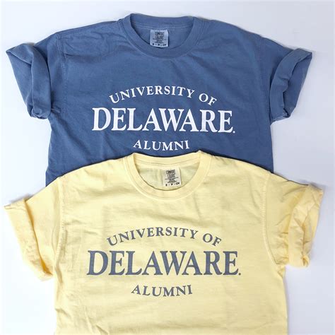 University Of Delaware Comfort Colors Alumni T Shirt National 5 And 10