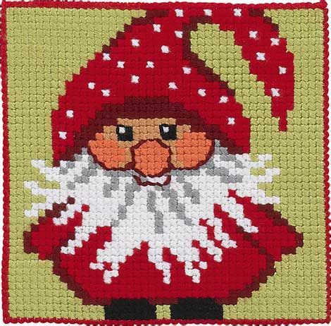 Communication about embroidery on various topics. Elf Cross Stitch Kit | Virkkaus
