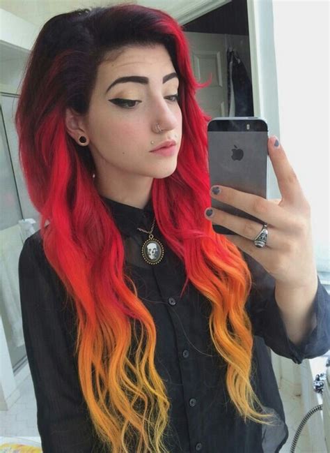 Black hair lets the colors do their job! beautiful, black hair, color, colored hair, dyed, dyed ...