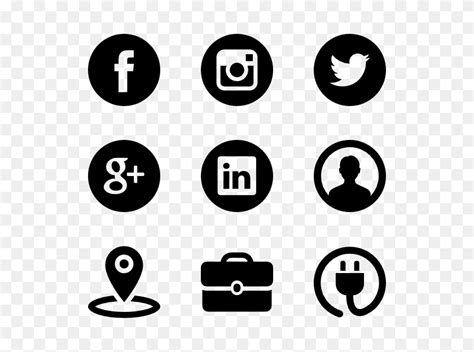 Social Media Icon Packs Social Icons Png Flyclipart